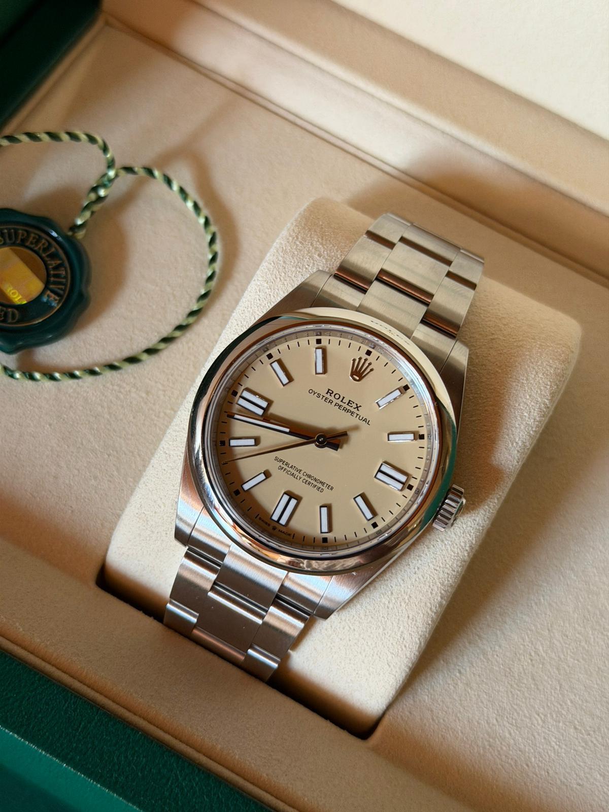 Oyster, 41 mm, Acier Oystersteel